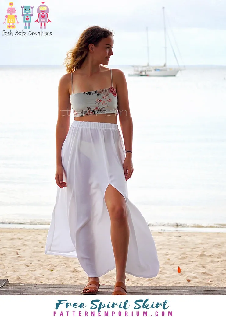 Free Spirit | Midi & Maxi Skirt Sewing Pattern