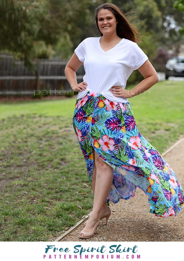 Free Spirit | Midi & Maxi Skirt Sewing Pattern