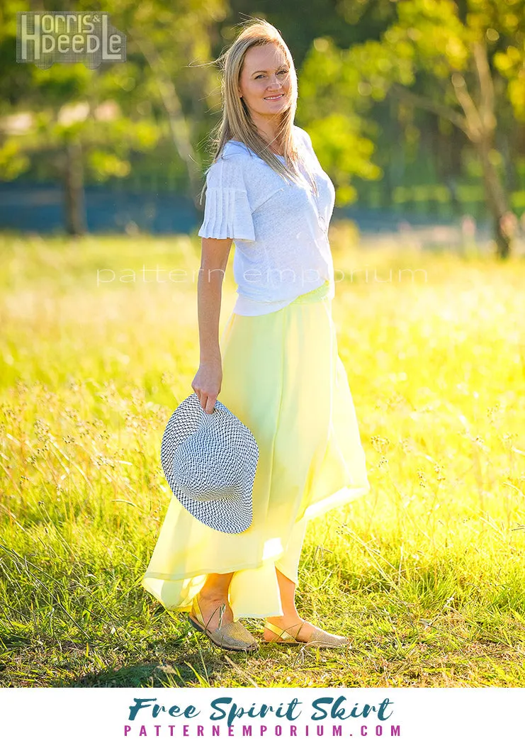 Free Spirit | Midi & Maxi Skirt Sewing Pattern