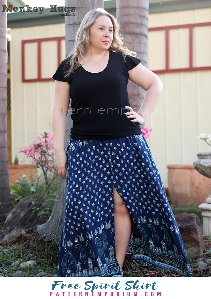 Free Spirit | Midi & Maxi Skirt Sewing Pattern