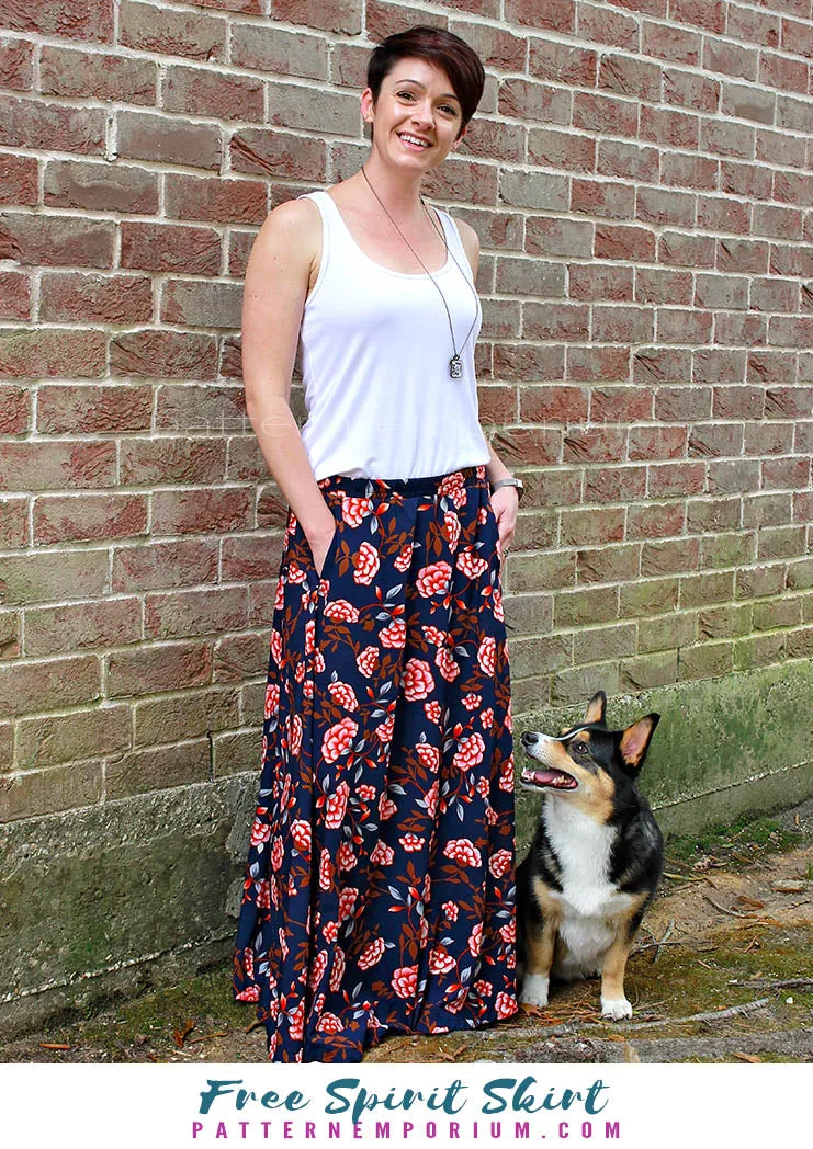 Free Spirit | Midi & Maxi Skirt Sewing Pattern