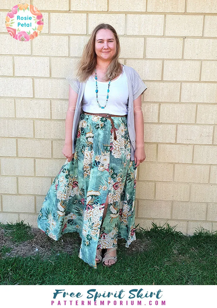 Free Spirit | Midi & Maxi Skirt Sewing Pattern