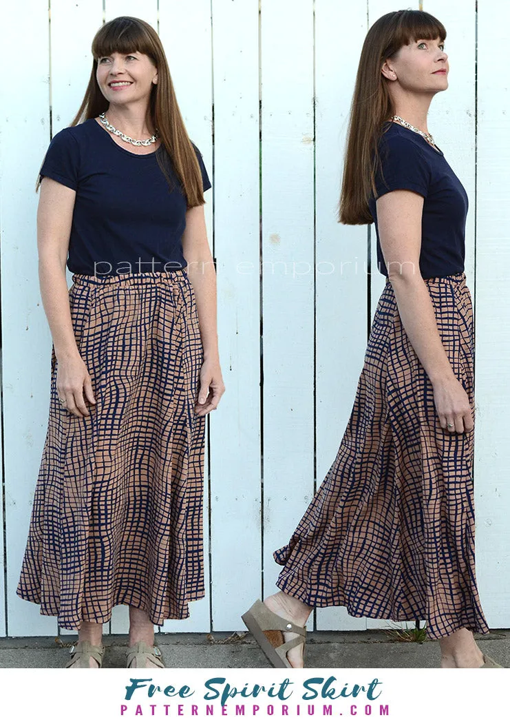 Free Spirit | Midi & Maxi Skirt Sewing Pattern