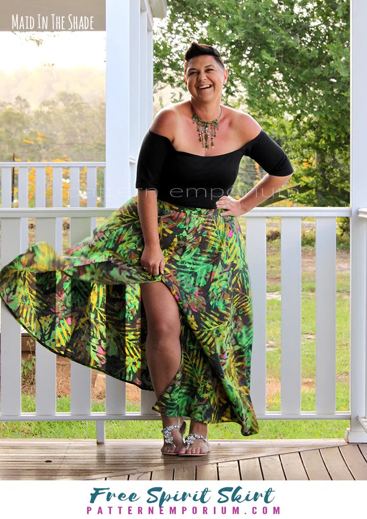 Free Spirit | Midi & Maxi Skirt Sewing Pattern