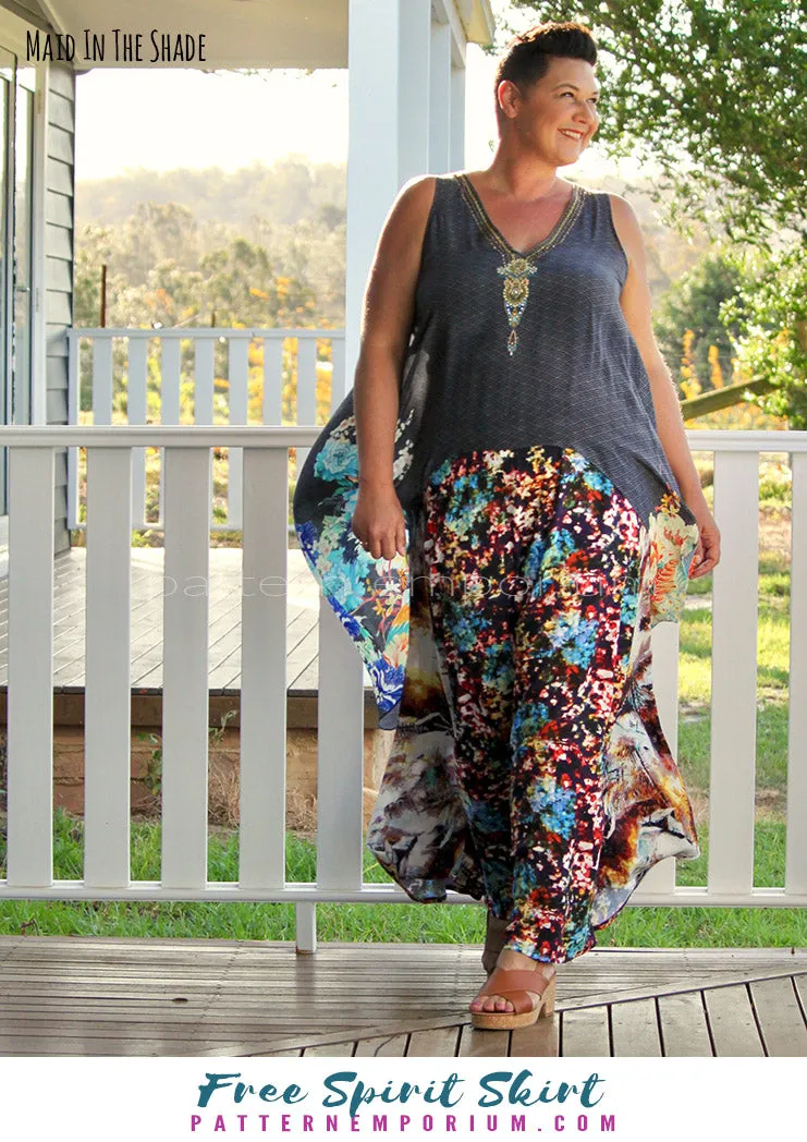 Free Spirit | Midi & Maxi Skirt Sewing Pattern