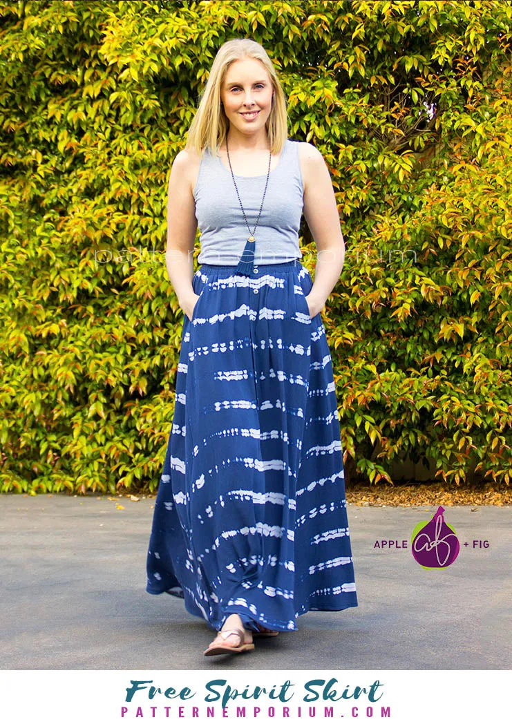 Free Spirit | Midi & Maxi Skirt Sewing Pattern