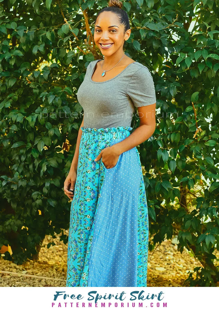 Free Spirit | Midi & Maxi Skirt Sewing Pattern