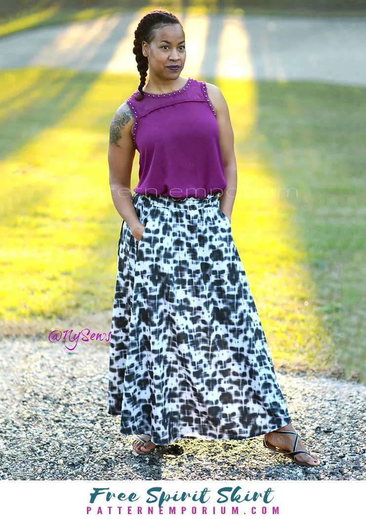 Free Spirit | Midi & Maxi Skirt Sewing Pattern