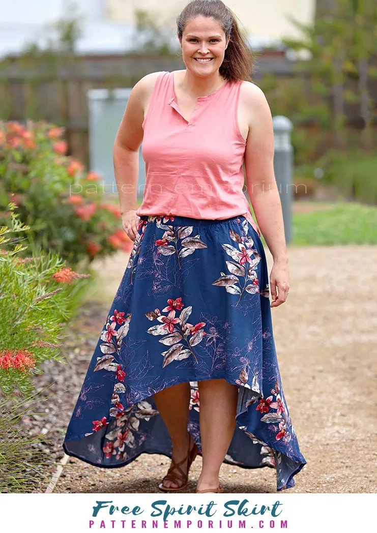 Free Spirit | Midi & Maxi Skirt Sewing Pattern