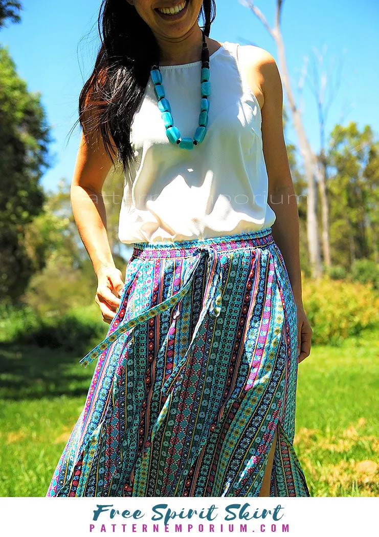 Free Spirit | Midi & Maxi Skirt Sewing Pattern