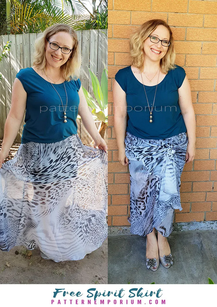 Free Spirit | Midi & Maxi Skirt Sewing Pattern