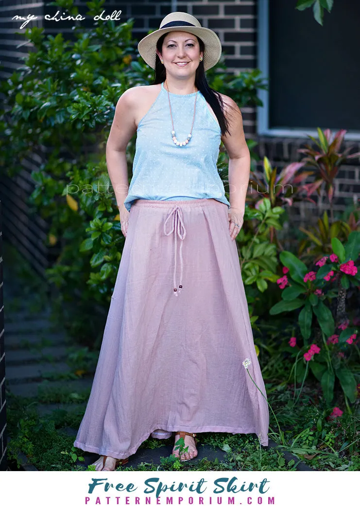 Free Spirit | Midi & Maxi Skirt Sewing Pattern