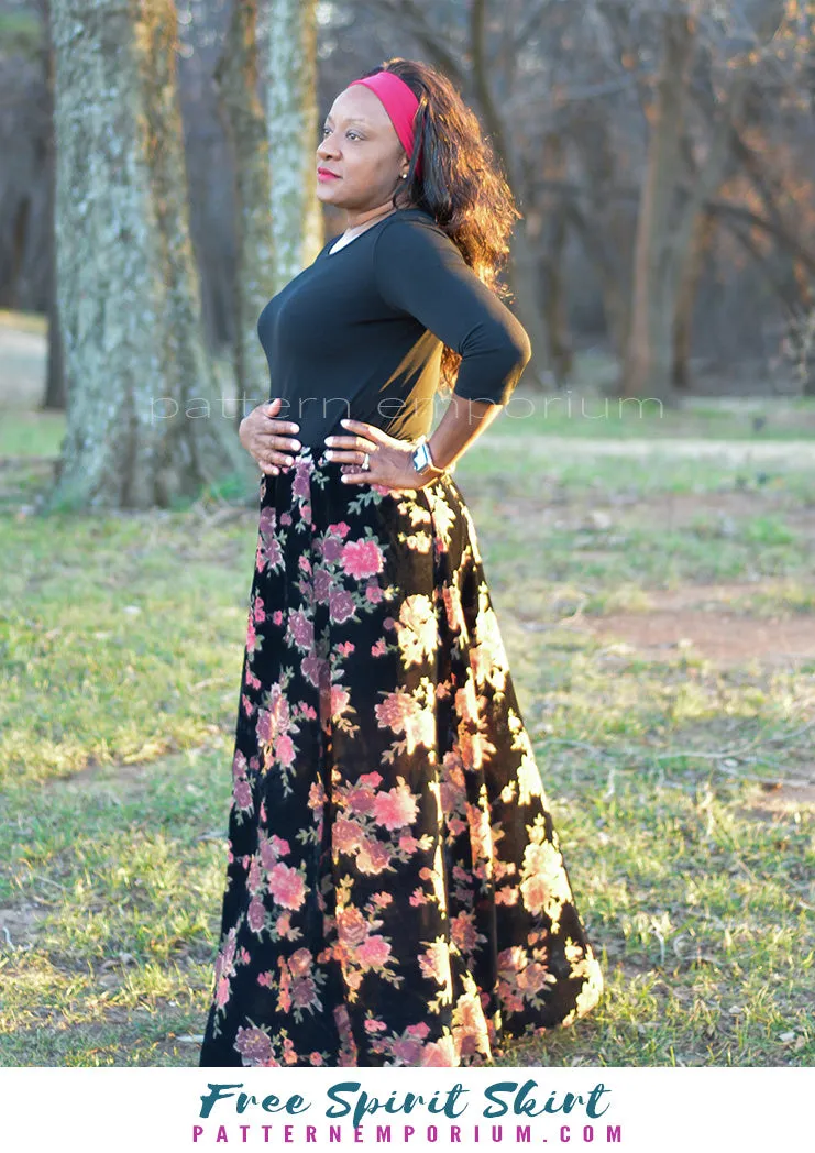 Free Spirit | Midi & Maxi Skirt Sewing Pattern