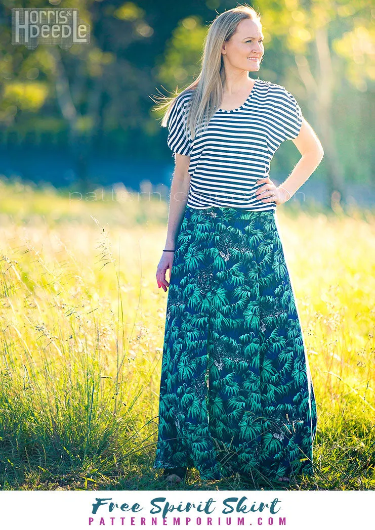 Free Spirit | Midi & Maxi Skirt Sewing Pattern