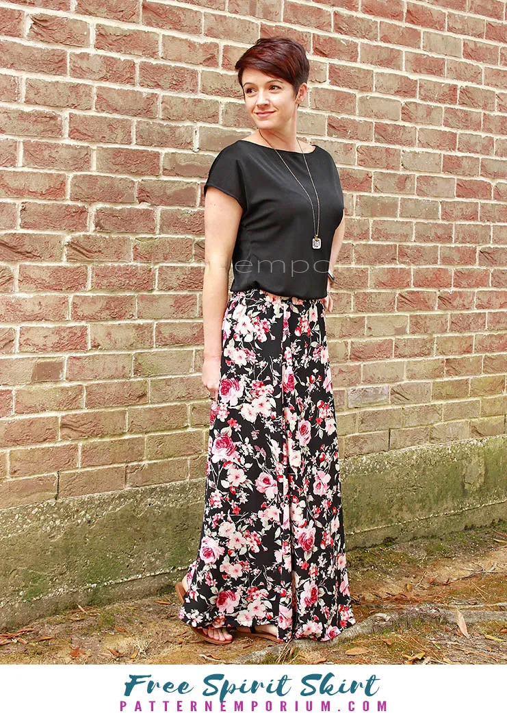 Free Spirit | Midi & Maxi Skirt Sewing Pattern