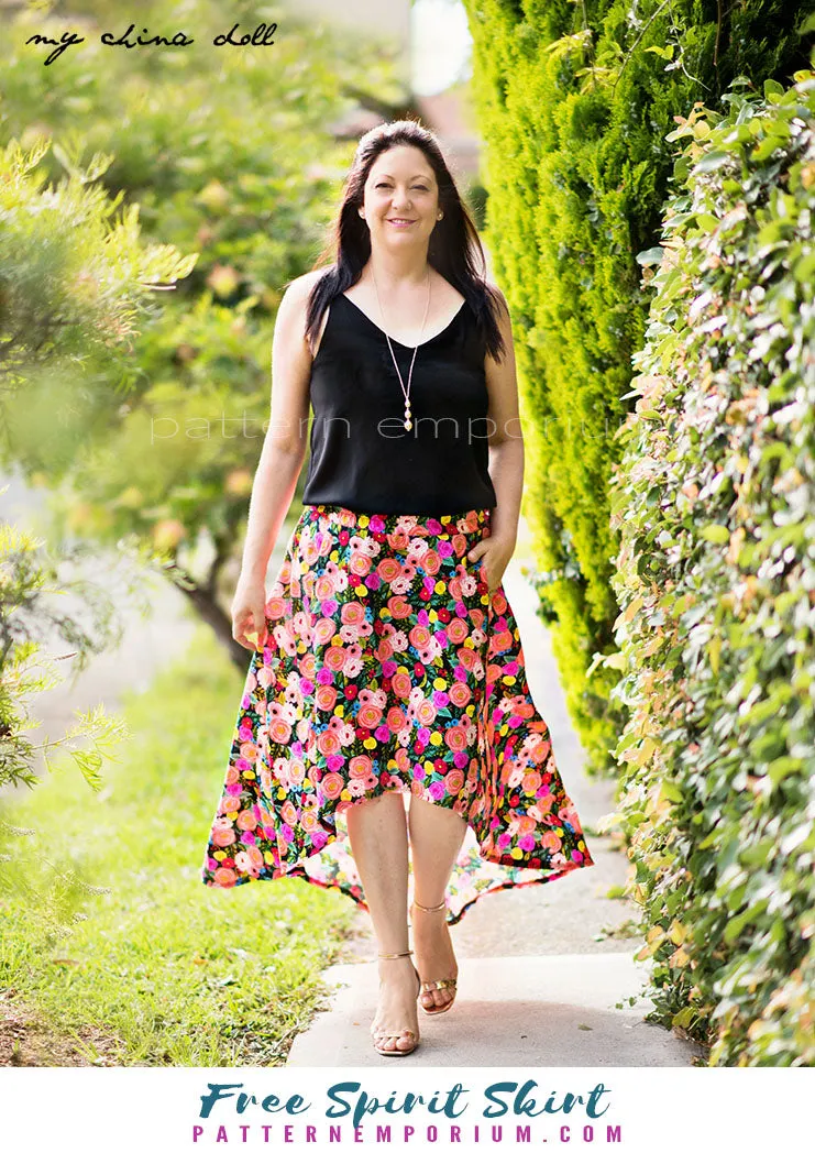 Free Spirit | Midi & Maxi Skirt Sewing Pattern