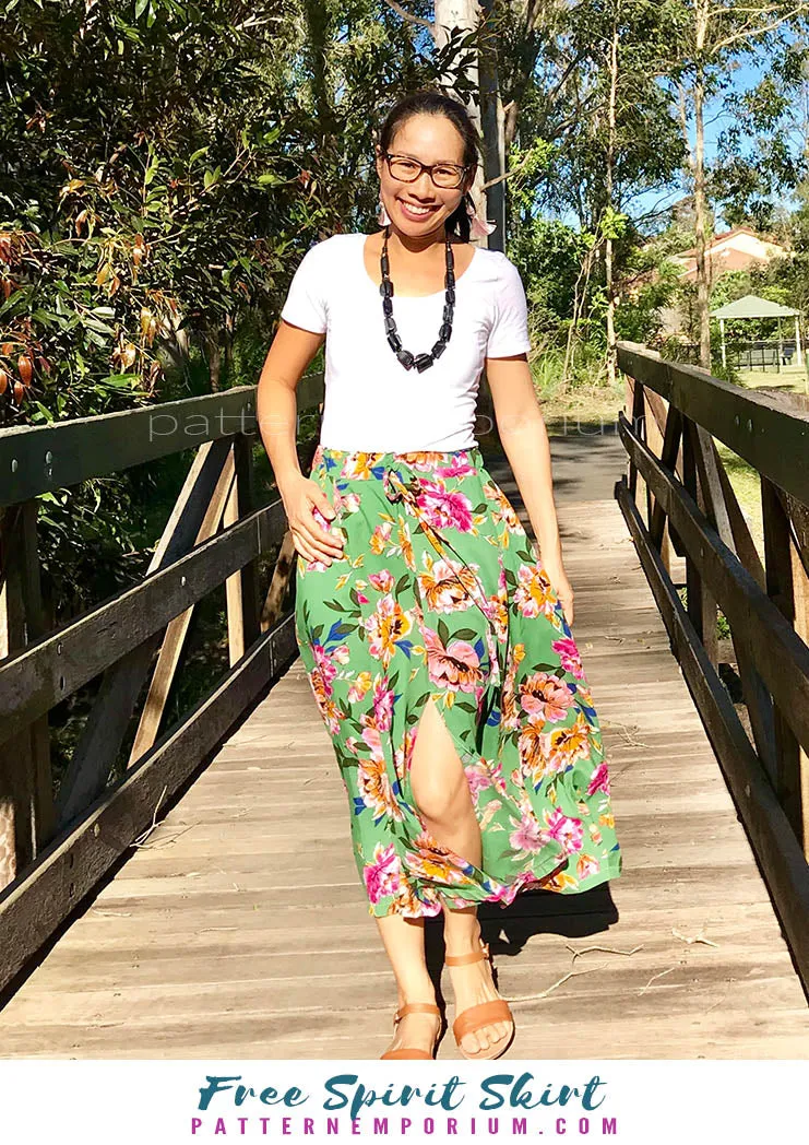 Free Spirit | Midi & Maxi Skirt Sewing Pattern