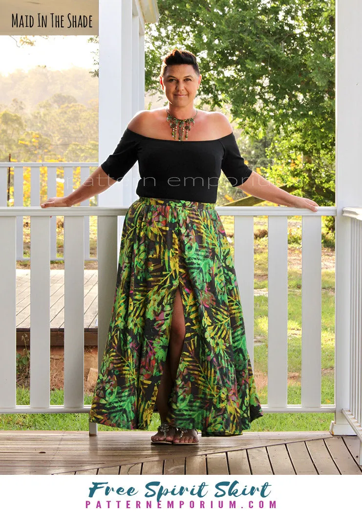 Free Spirit | Midi & Maxi Skirt Sewing Pattern