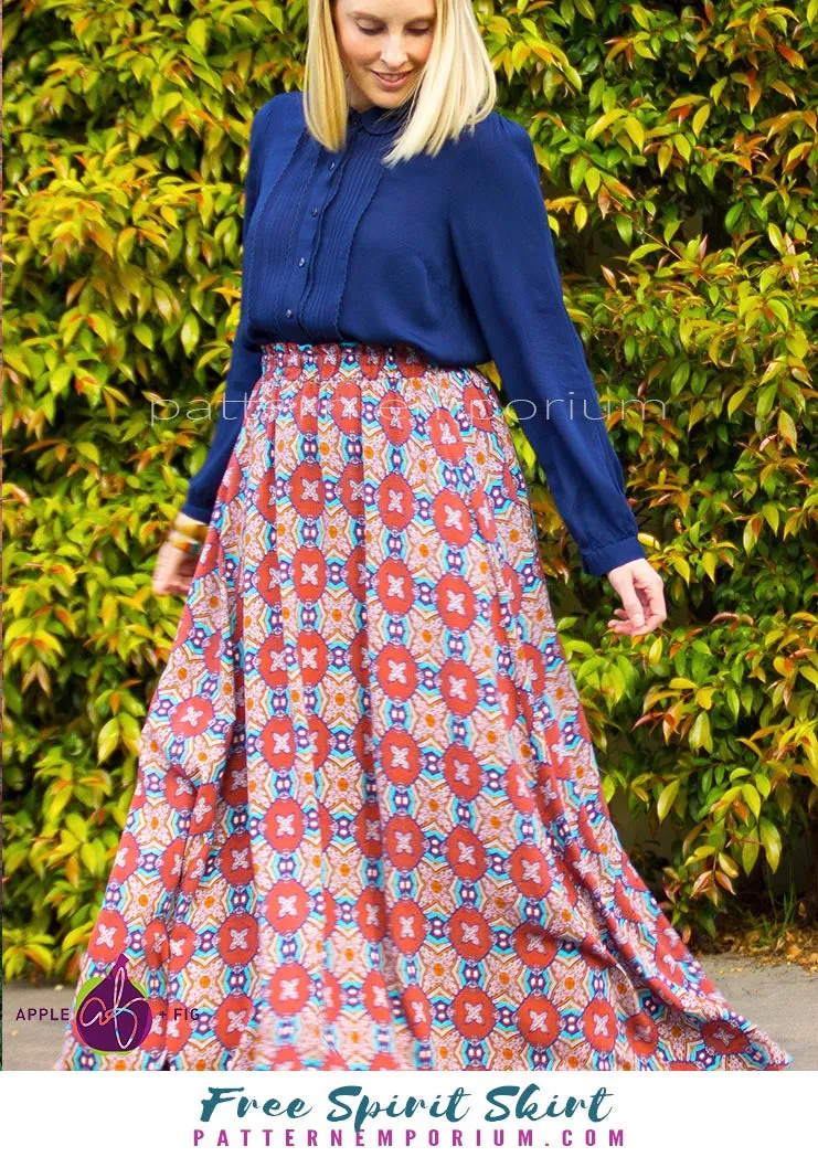 Free Spirit | Midi & Maxi Skirt Sewing Pattern