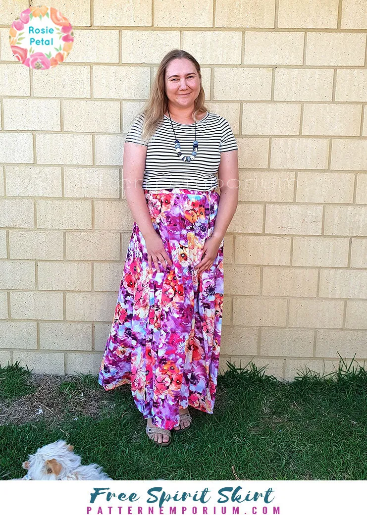 Free Spirit | Midi & Maxi Skirt Sewing Pattern