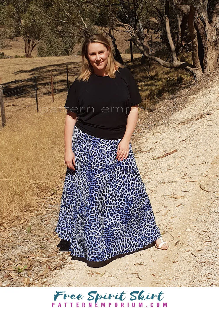 Free Spirit | Midi & Maxi Skirt Sewing Pattern