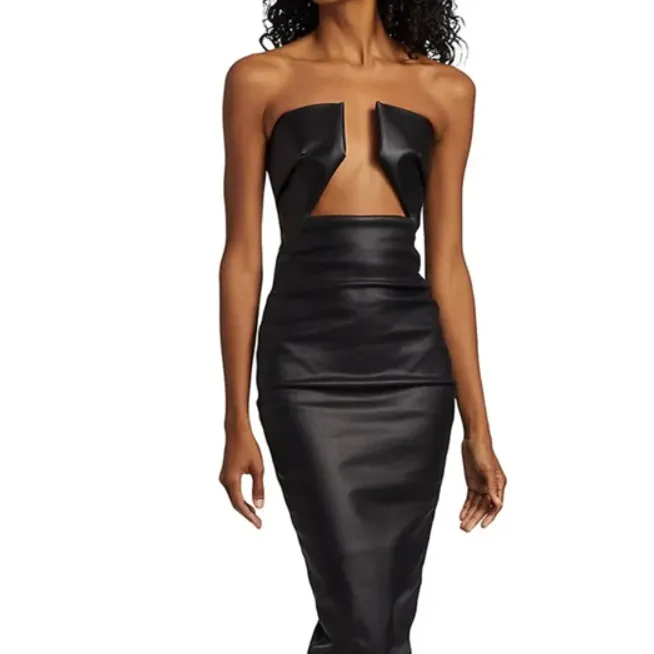 Futuristic Leather Dress