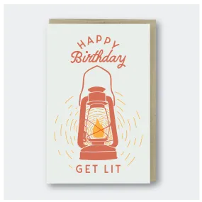 Get Lit Lantern Greeting Card