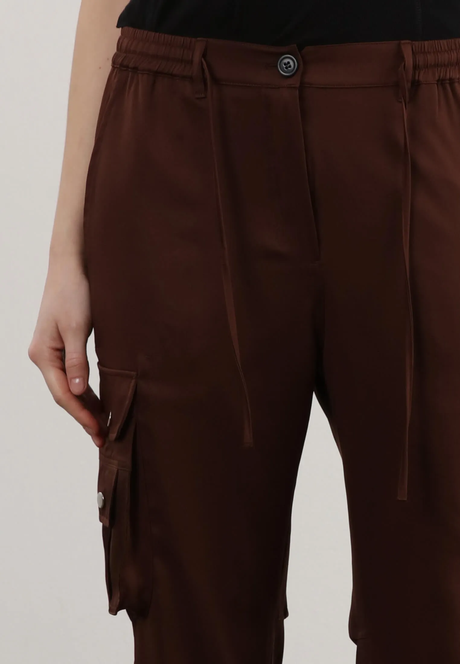 GRADIENT TROUSERS BROWN