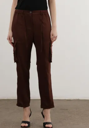 GRADIENT TROUSERS BROWN