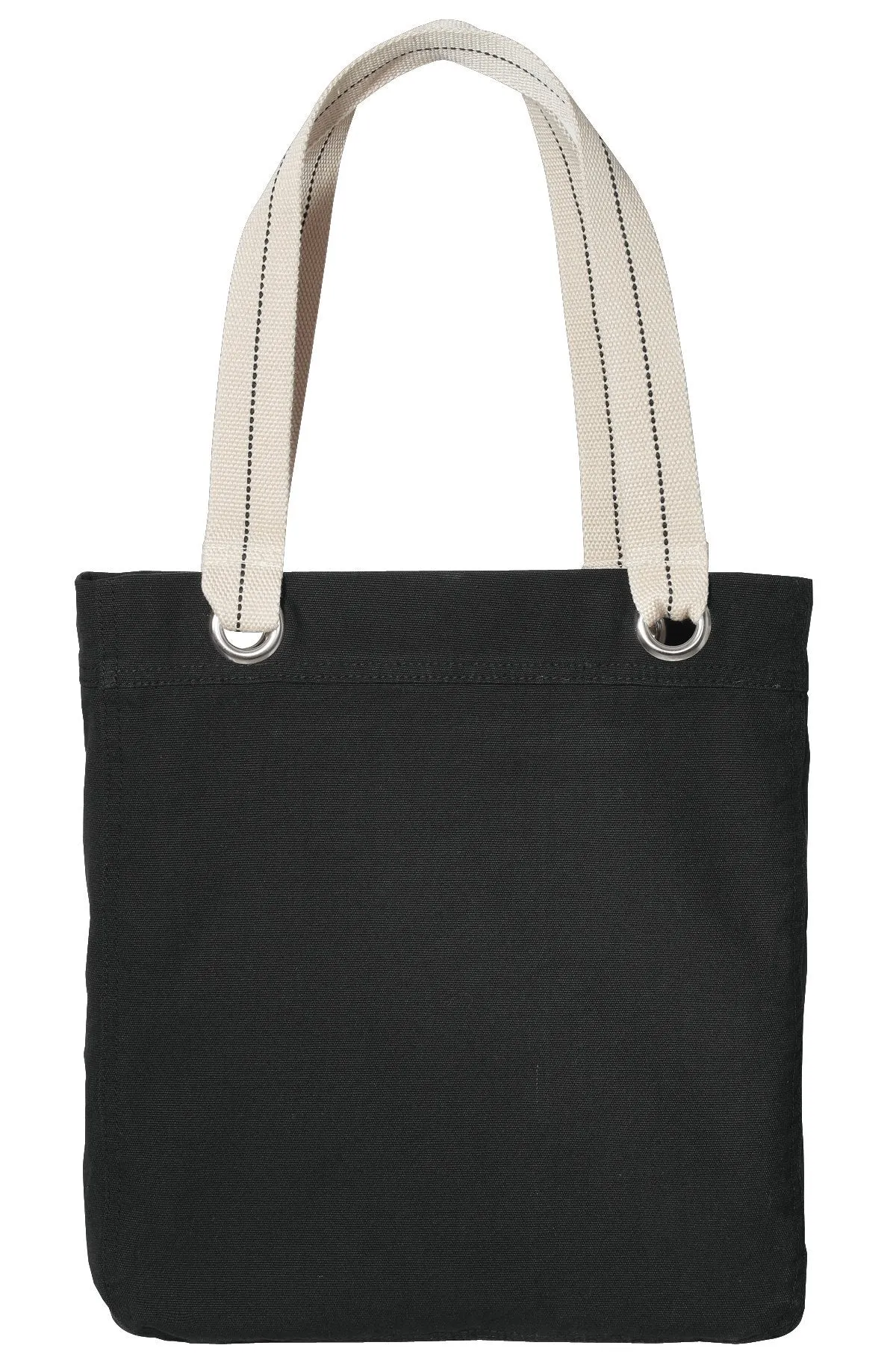 Heavy Canvas tote Bag With Natural Color handle