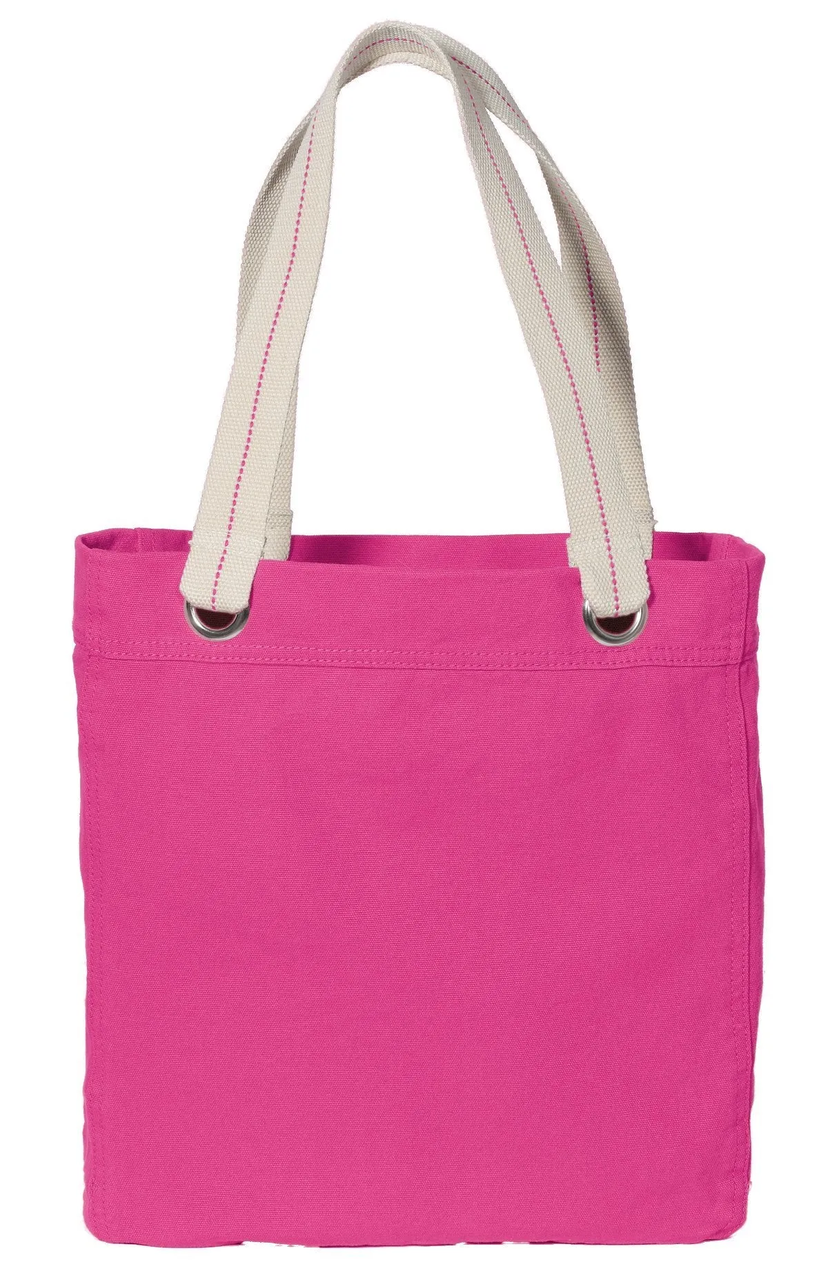 Heavy Canvas tote Bag With Natural Color handle