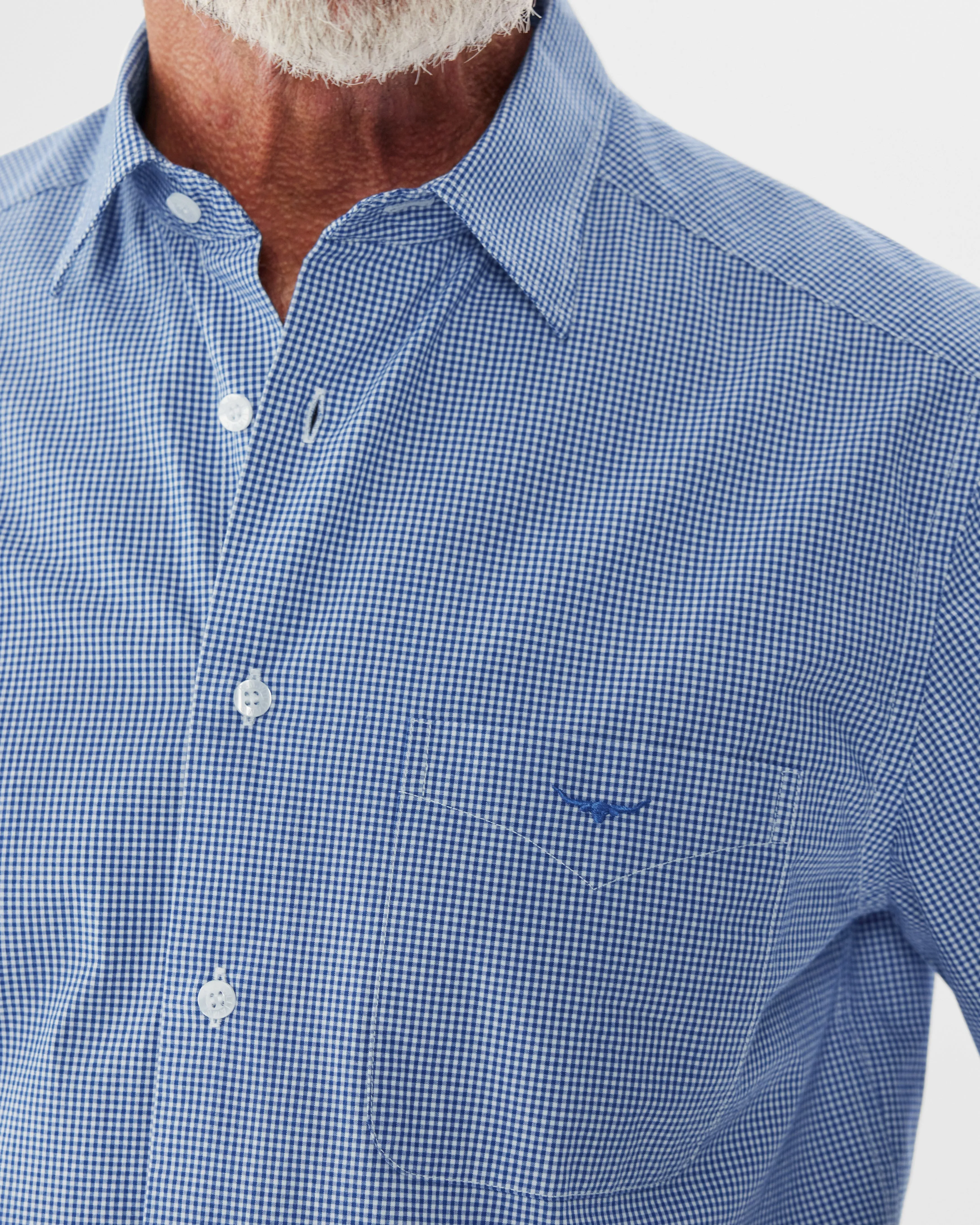 Hervey Shirt - Blue//White