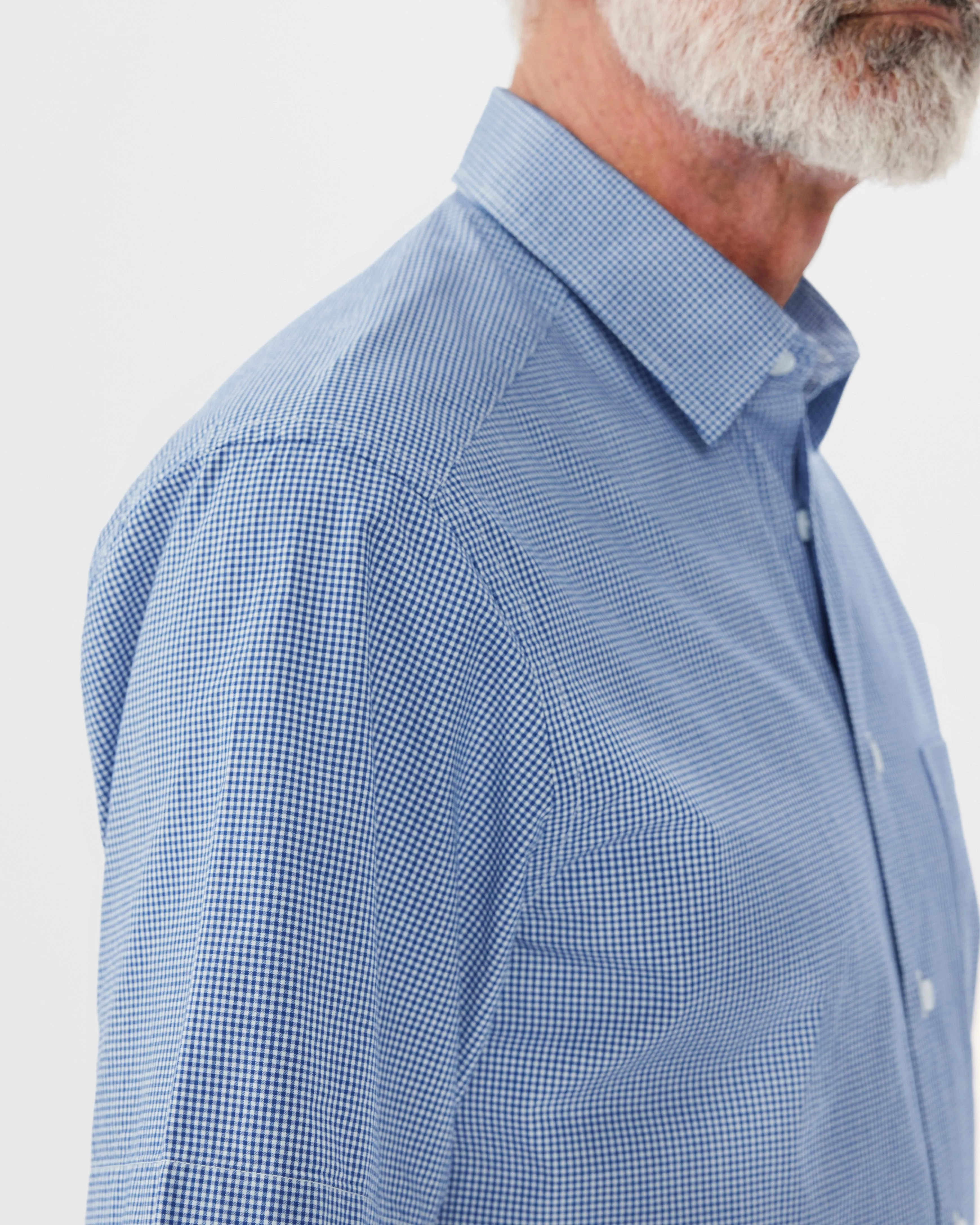 Hervey Shirt - Blue//White