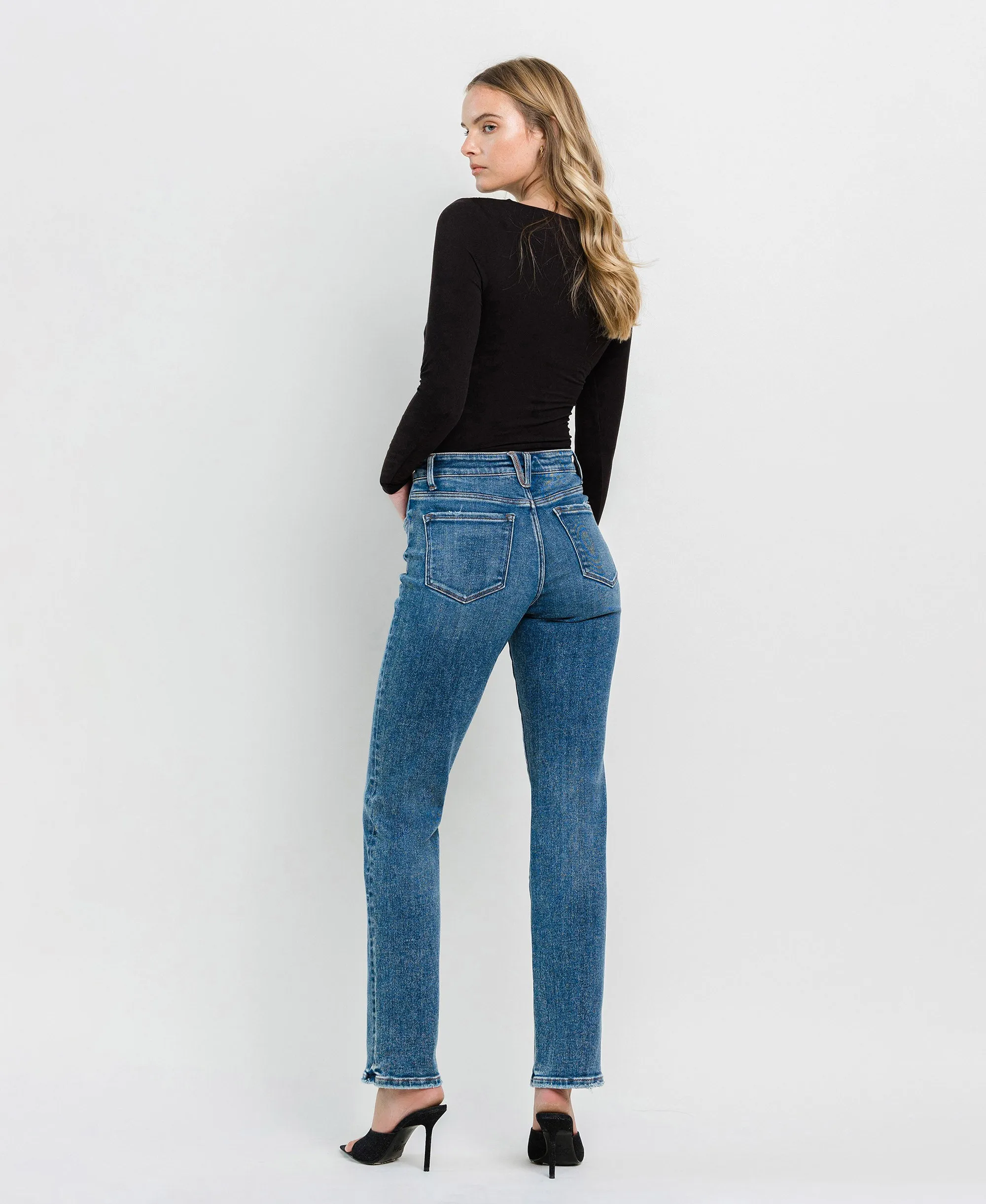 Illuminate - High Rise Straight Jeans