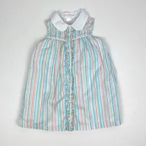 Janie & Jack Striped Sleeveless Dress 6-12 Months