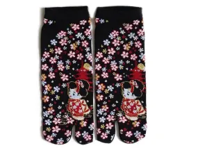 Japanese Tabi Socks | Geisha - Black