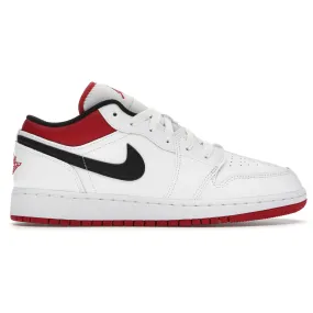 Jordan 1 Low White Gym Red (GS)