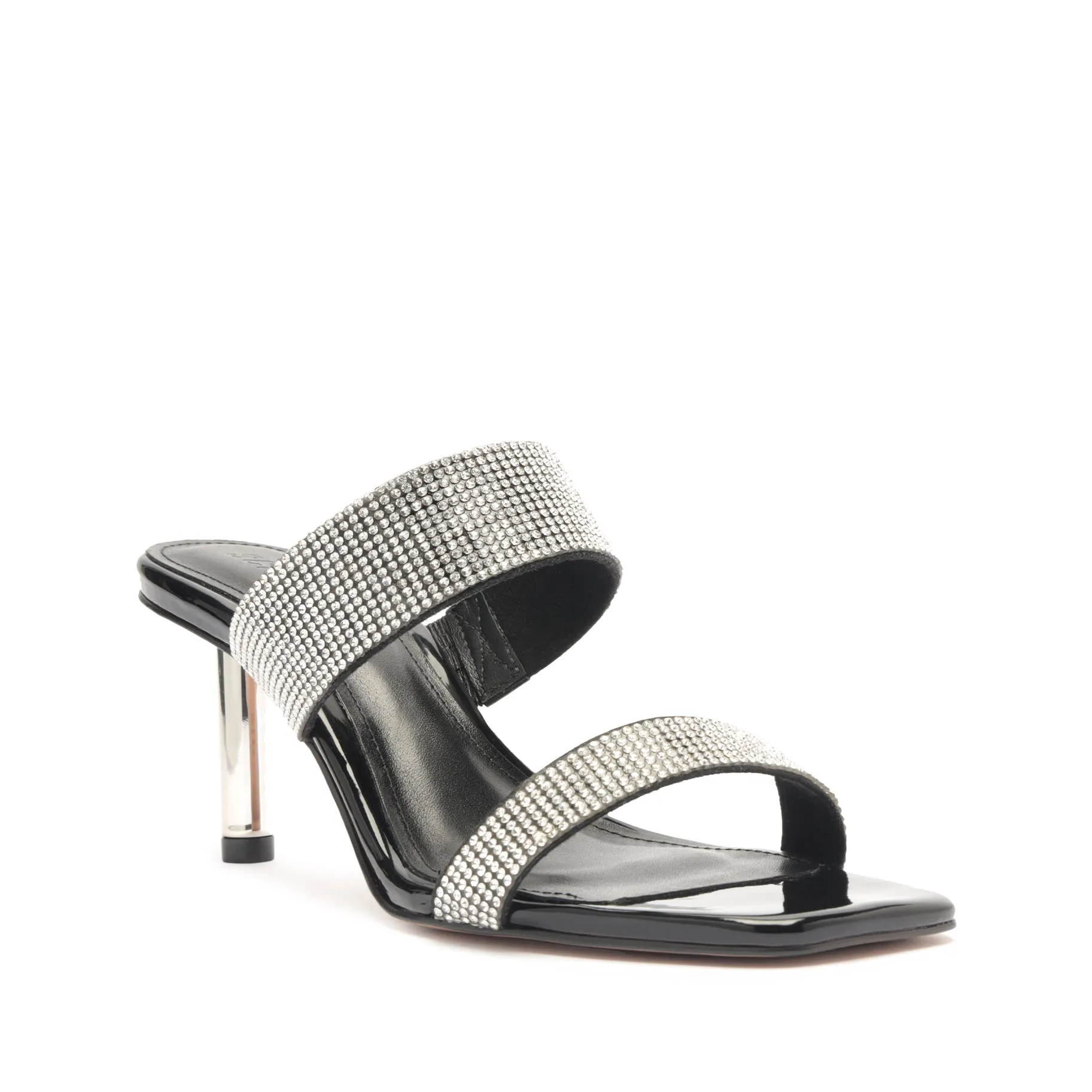 Liam Mid Metallic Nappa Leather Sandal