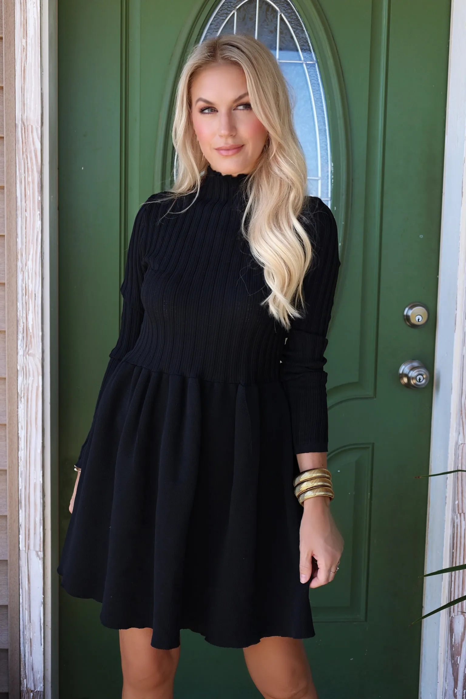 Maisy Ribbed Sweater Dress