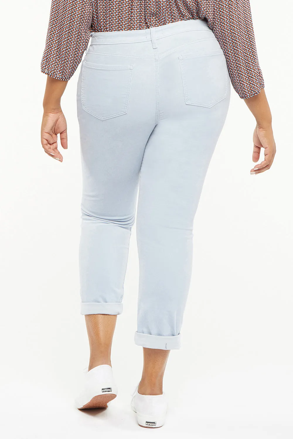 Margot Girlfriend Pants In Plus Size - Arctic Ice