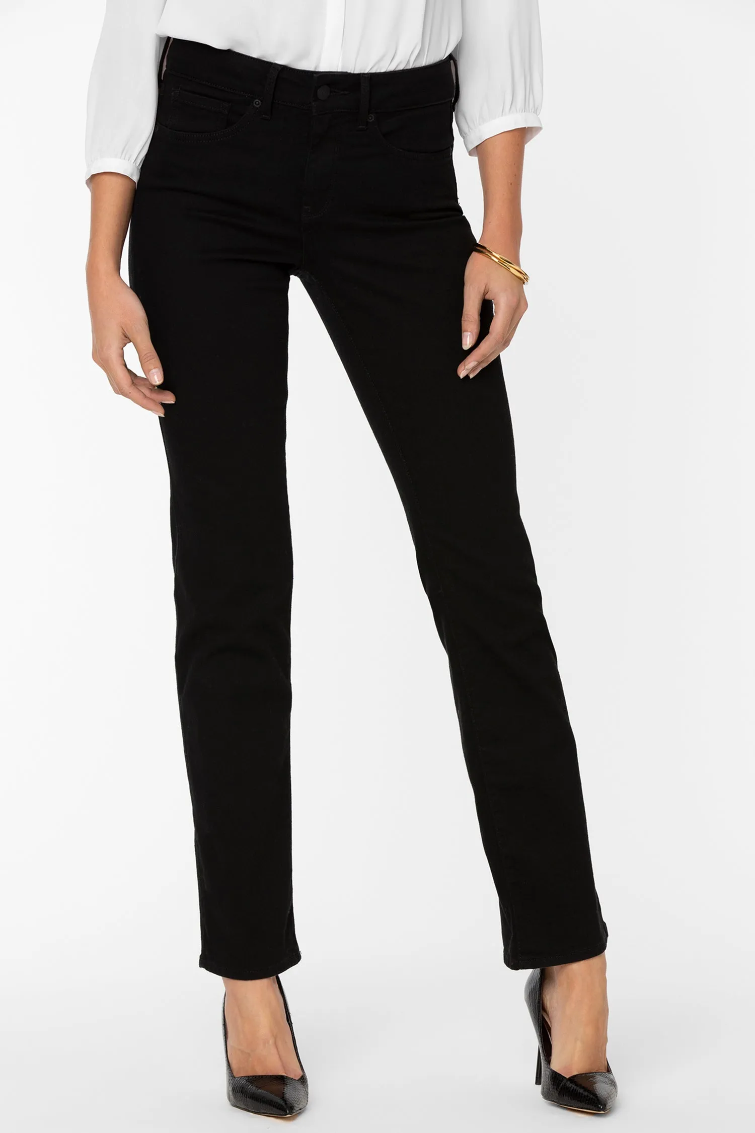 Marilyn Straight Jeans - Black