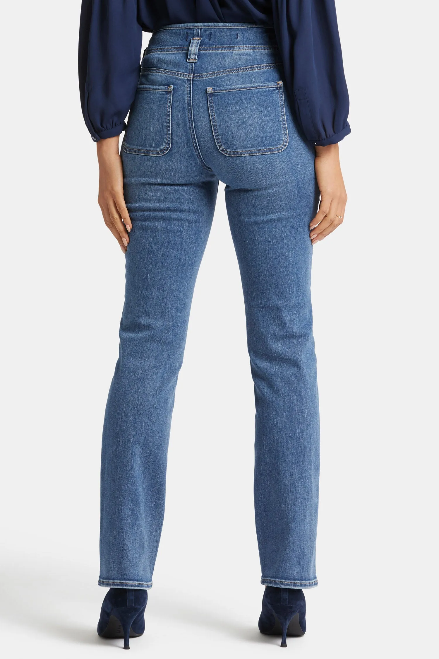 Marilyn Straight Jeans - Clear Brook