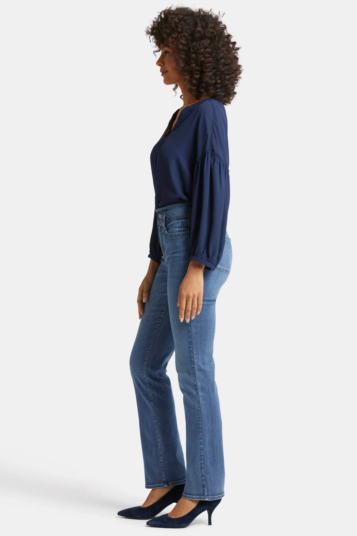 Marilyn Straight Jeans - Clear Brook