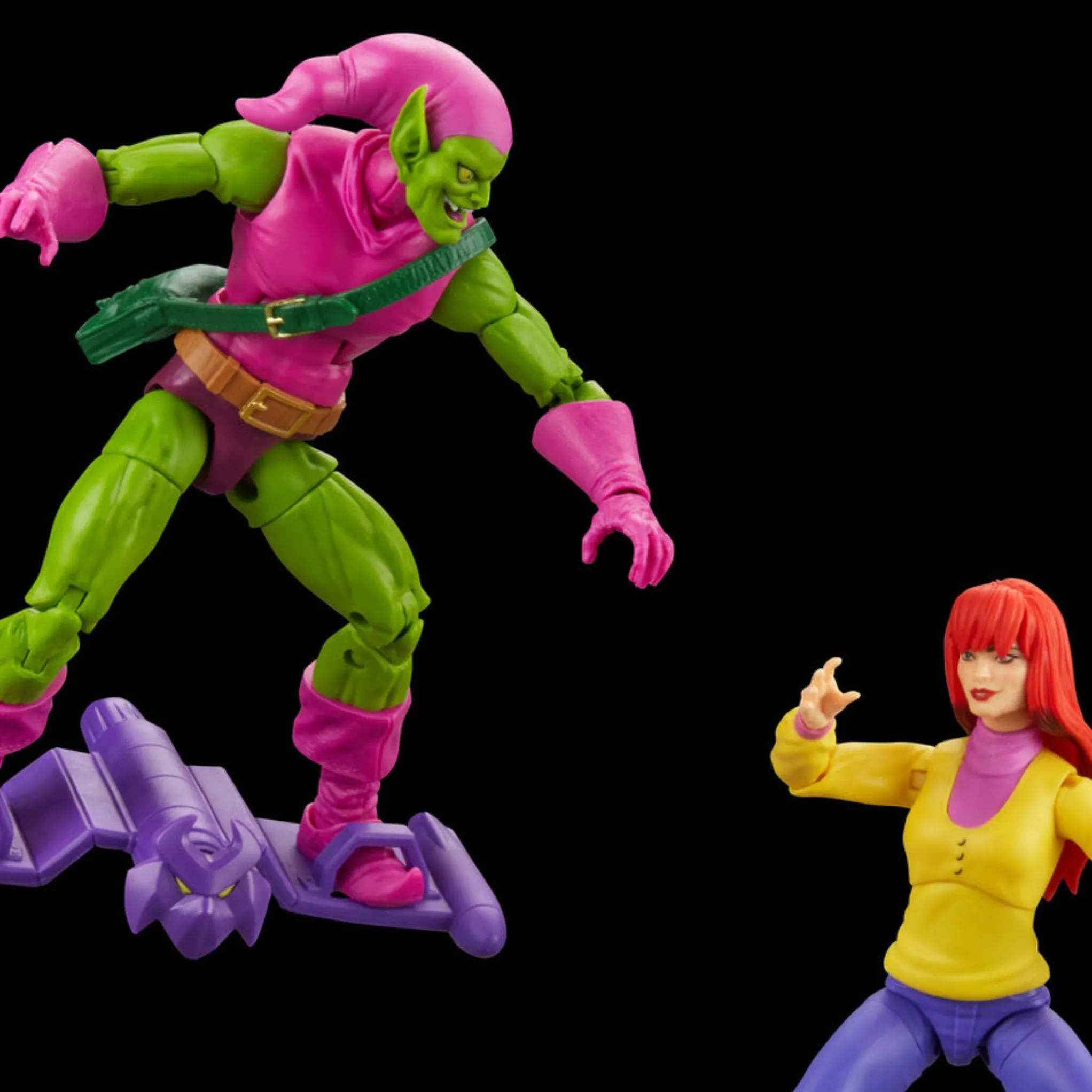 Marvel Legends Exclusive Retro MJ Watson & Green Goblin 2-Pack