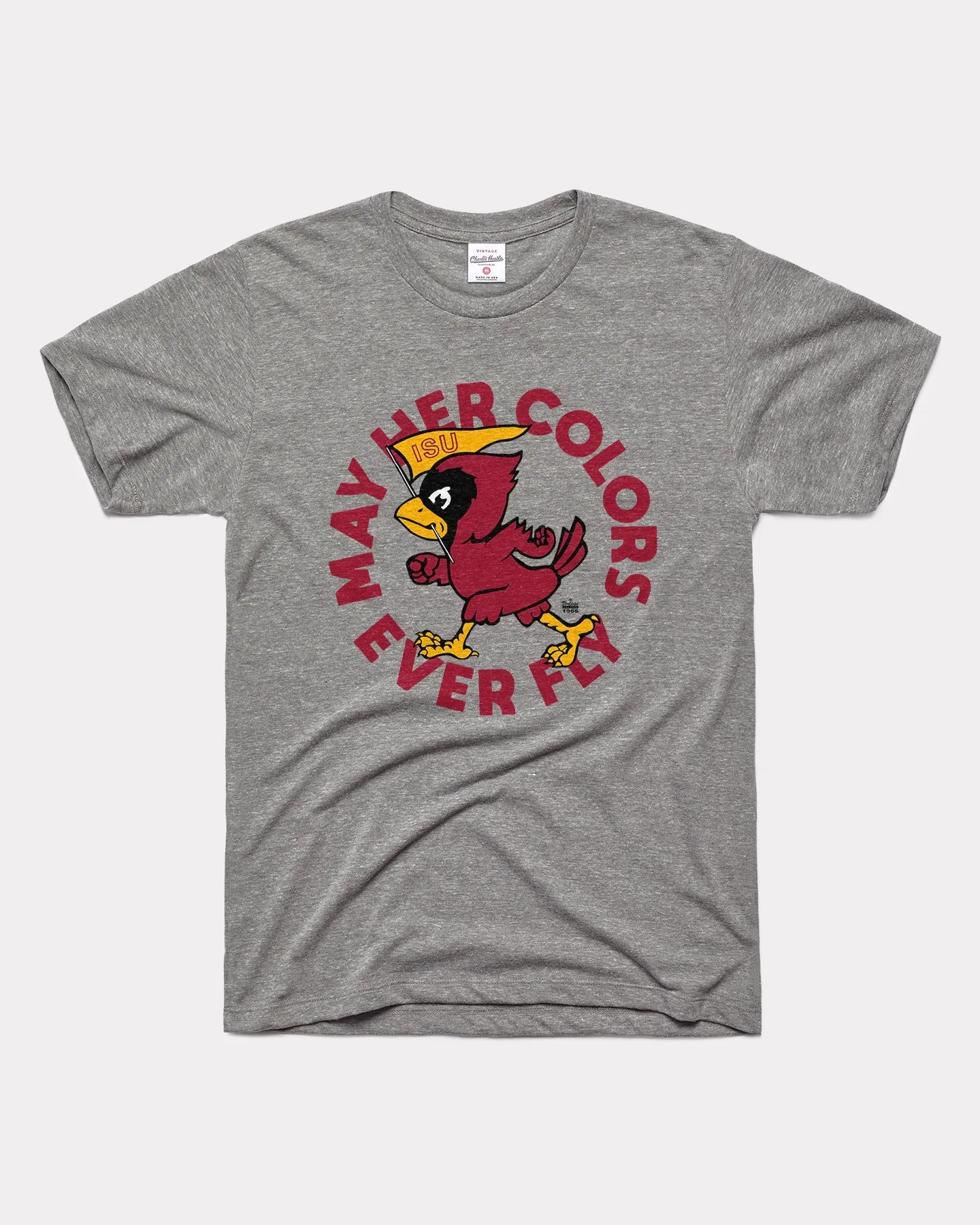 May Her Colors Ever Fly Iowa State Grey T-Shirt