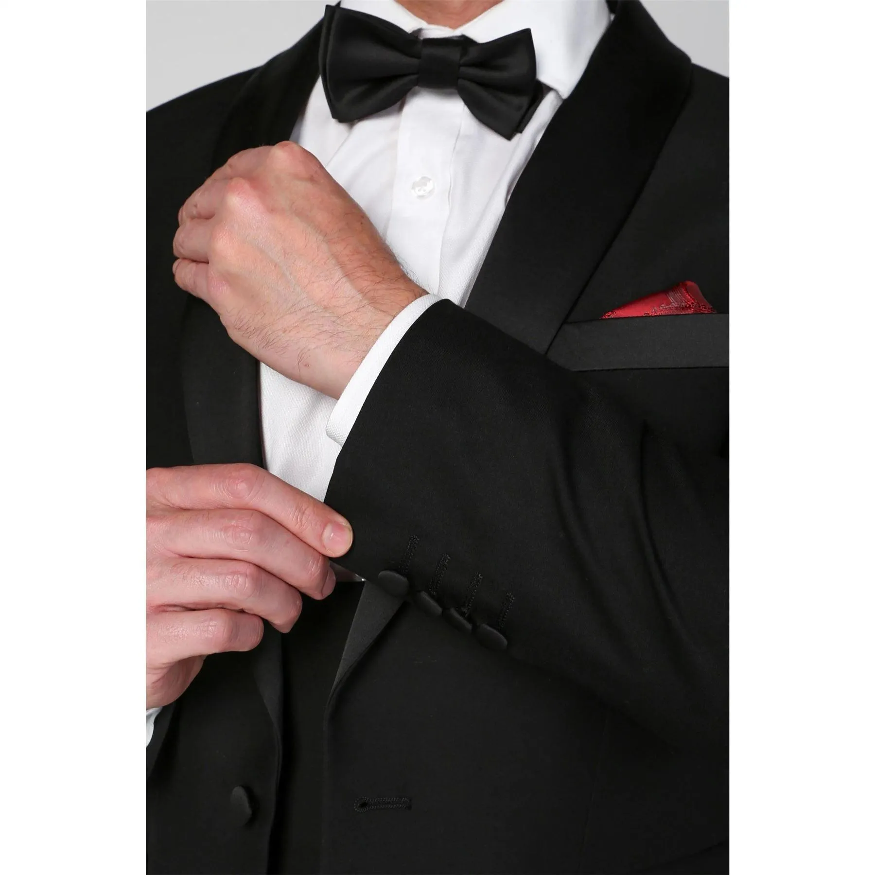 Men's Black Tuxedo Suit 3 Piece Shawl Lapel Formal Wedding Dress