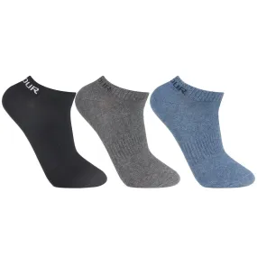 Men's Secret-Length Sports Socks - Pack Of 3