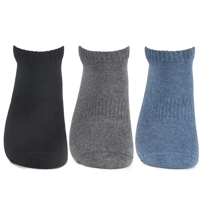 Men's Secret-Length Sports Socks - Pack Of 3