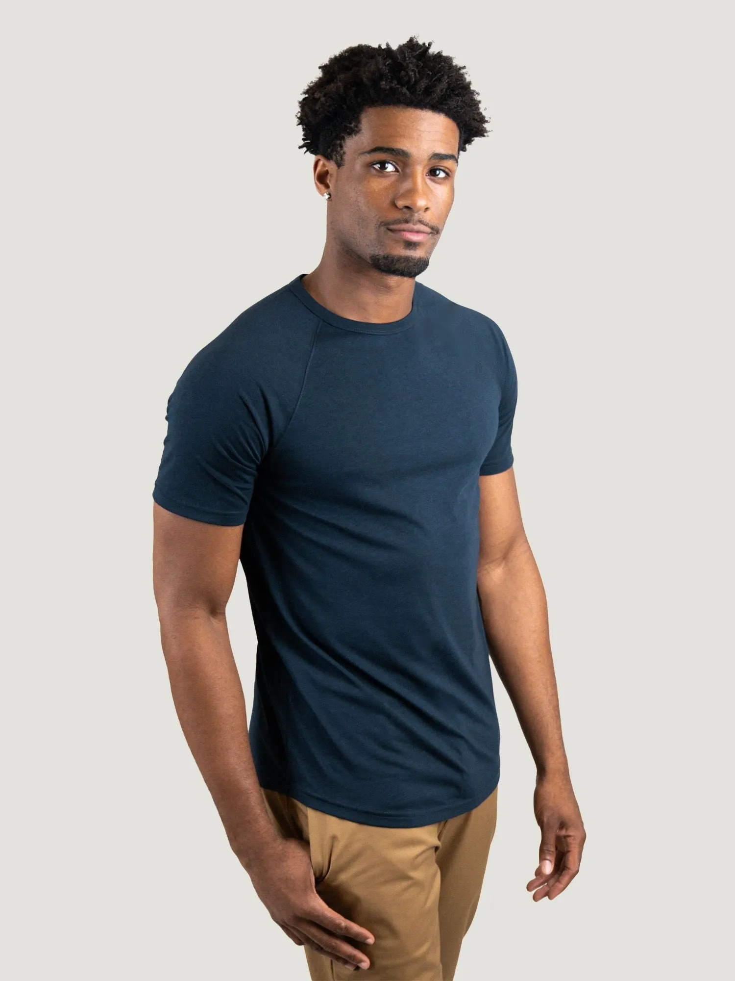 Navy Modern Fit Crew