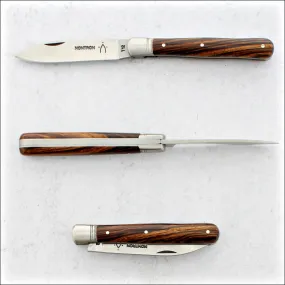 Nontron Pocket Knife Petit Violin Desert Ironwood